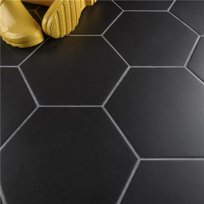 Abelard Porcelain Hexagon 9 1/8"x10 1/2" Matte