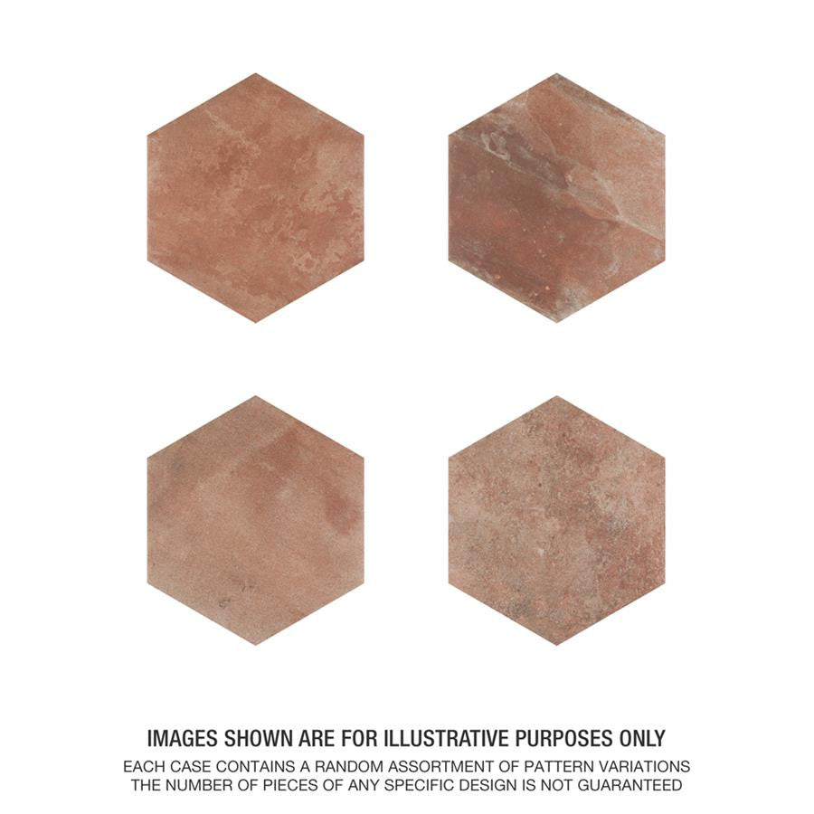 11" Alix North Porcelain Hexagon