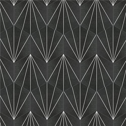 Avril Matte Porcelain Hexagon
