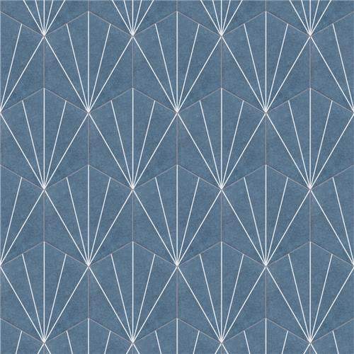 Avril Matte Porcelain Hexagon