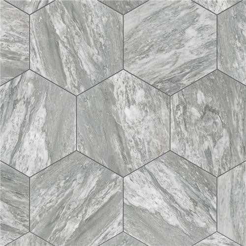 Bailey Marble Look Porcelain Hex