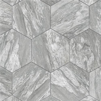 Bailey Marble Look Porcelain Hex