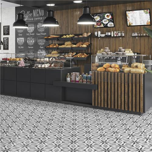 Bailey Marble Look Porcelain Hex