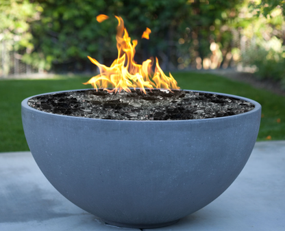 Dark of Night Fire Glass