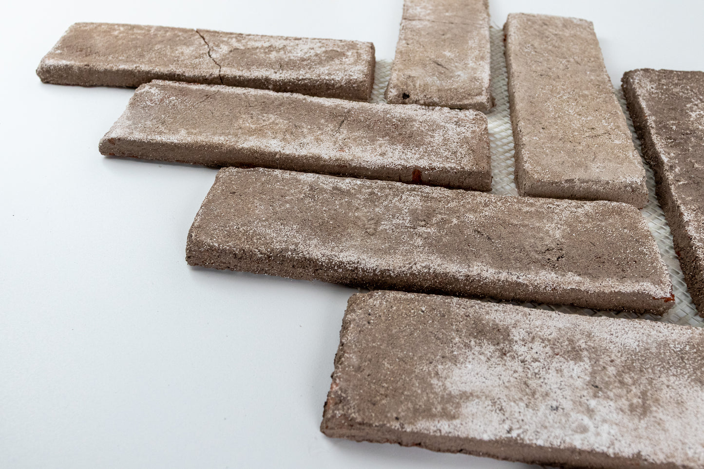 Bricco Plaza Taupe Clay Herringbone