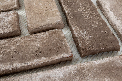 Bricco Plaza Taupe Clay Herringbone
