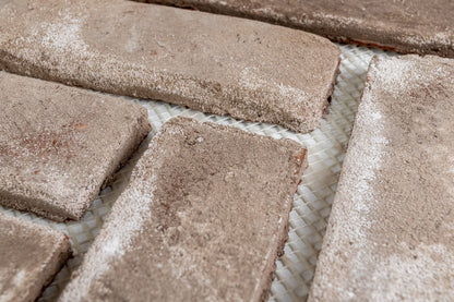 Bricco Plaza Taupe Clay Herringbone