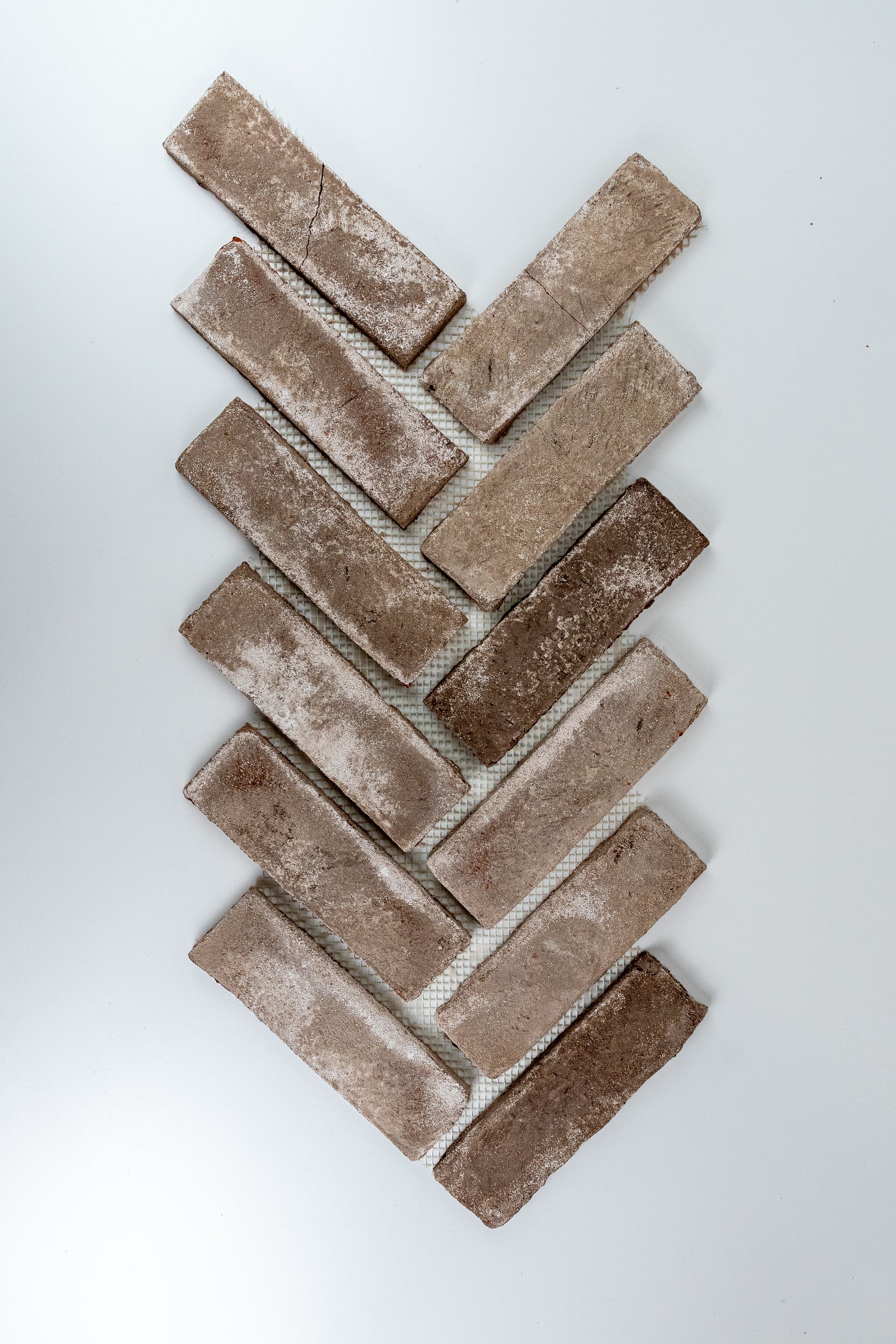 Bricco Plaza Taupe Clay Herringbone