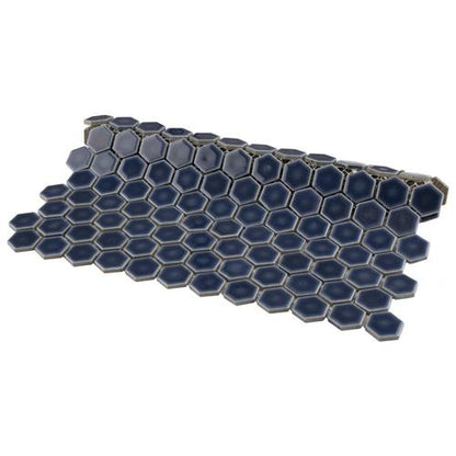 Hali Hexagon 1" Porcelain Mosaic