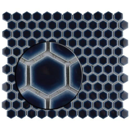 Hali Hexagon 1" Porcelain Mosaic