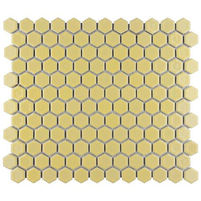 Hali Hexagon 1" Porcelain Mosaic
