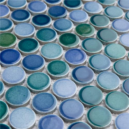 Hali Pennies Porcelain Mosaic