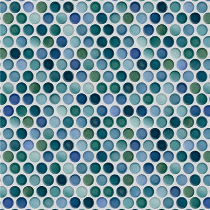 Hali Pennies Porcelain Mosaic