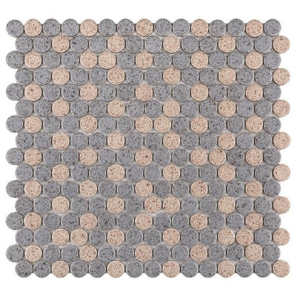Hali Pennies Porcelain Mosaic