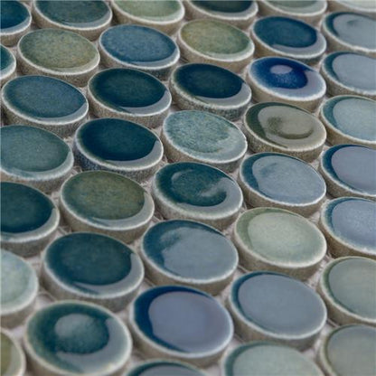 Hali Pennies Porcelain Mosaic