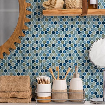 Hali Pennies Porcelain Mosaic