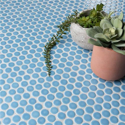 Hali Pennies Porcelain Mosaic