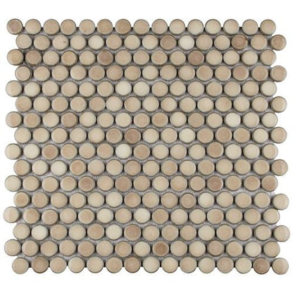 Hali Pennies Porcelain Mosaic