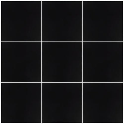 Kalman Black Matte Porcelain 18x18