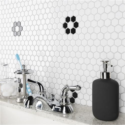 Mavis Single Flower 1" Hex Matte or Glossy