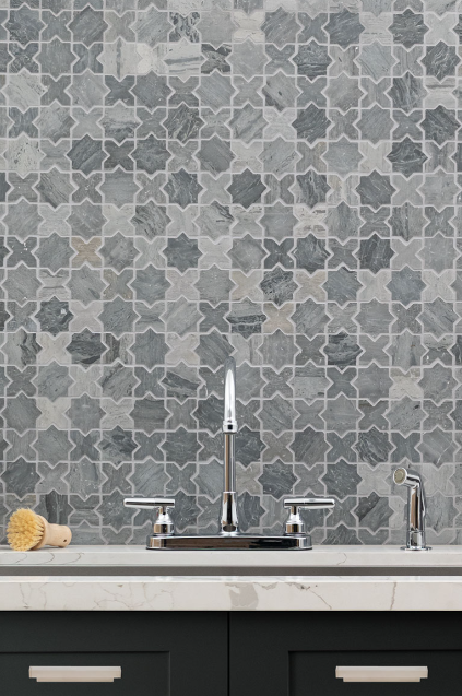 Melik Blue Oak Marble Mosaic