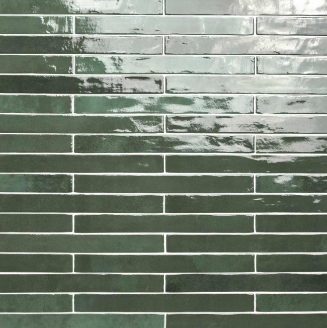 Florentino Racing Green 2"x48" Porcelain Subway