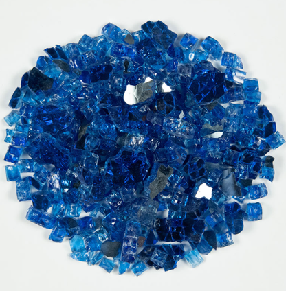 Royal Blue Fire Glass