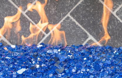Royal Blue Fire Glass